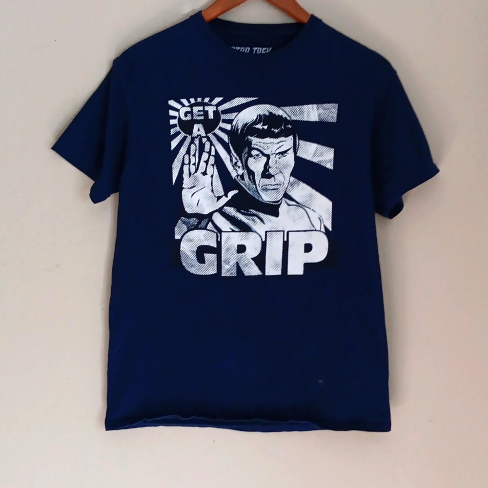 Spock Get a Grip Star Trek CBS Studios Licensed Tee - Size M